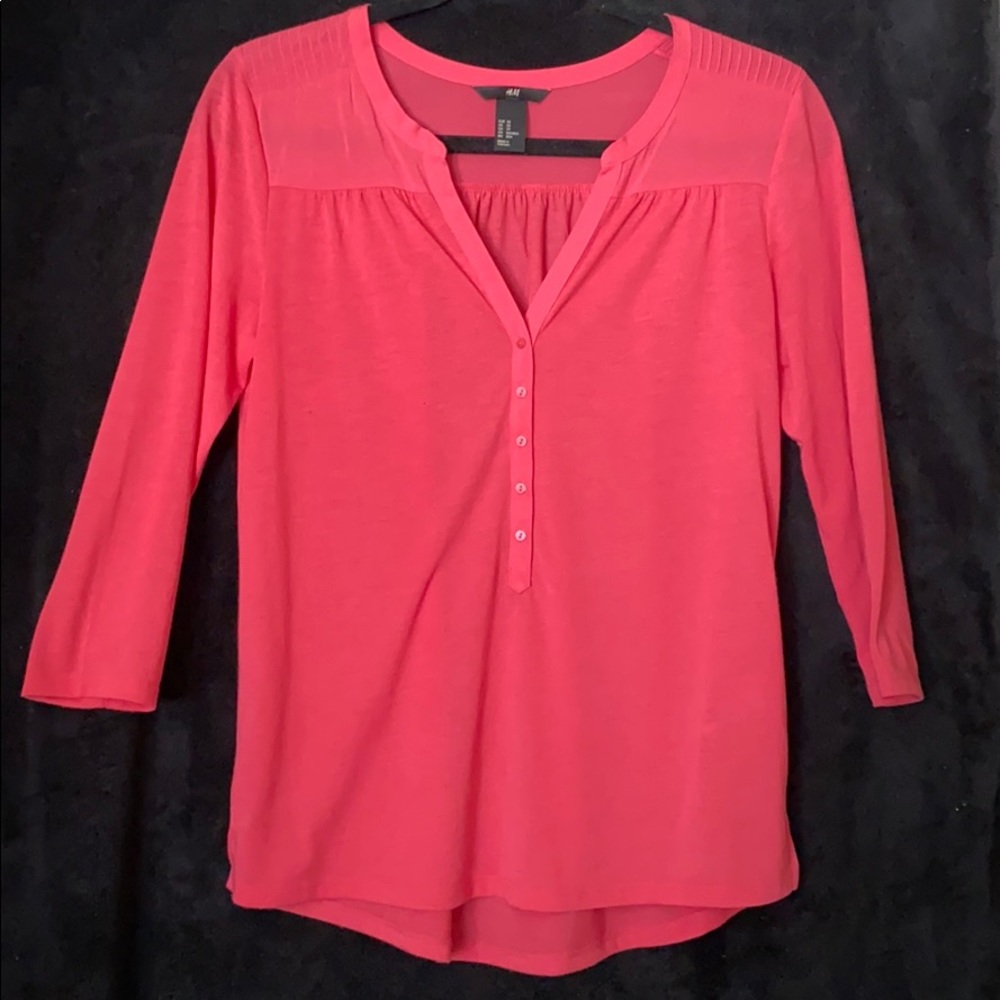Casual 3/4 sleeve shirt